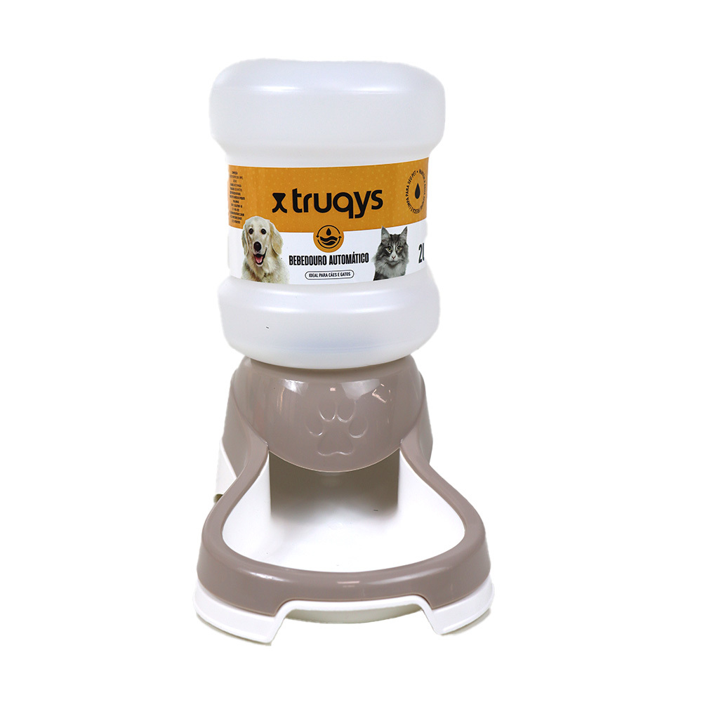 Bebedouro Automático Truqys Pets Nude Galão - 2 Litros em Oferta na Shopee