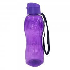 Garrafa de Água Squeeze Pet Colorida Lisa 650ml Mônaco Tampa FlipTop