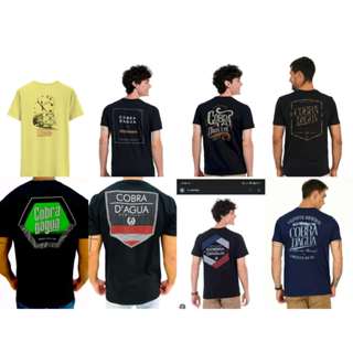 Kit 03 Camiseta Masculina COBRA D'ÁGUA  100 % Algodão em Oferta na Shopee
