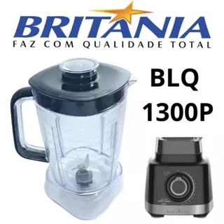 Copo para Liquidificador Britânia BLQ1300p Fortis Turbo Tampa Preta Acrílico (Arraste Reverse) em Oferta na Shopee