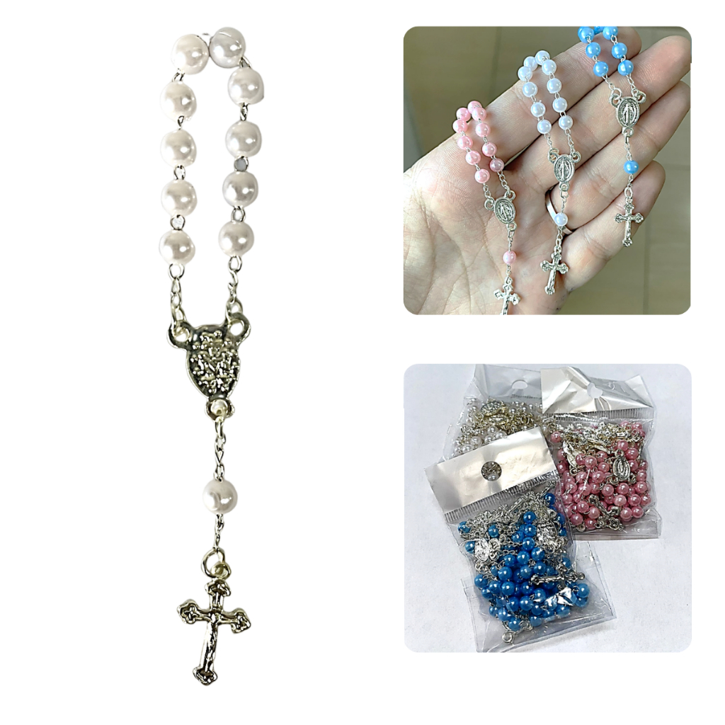 Mini Terços Prata Para Lembrancinhas 10/20/30/40/50/100 em Oferta na Shopee