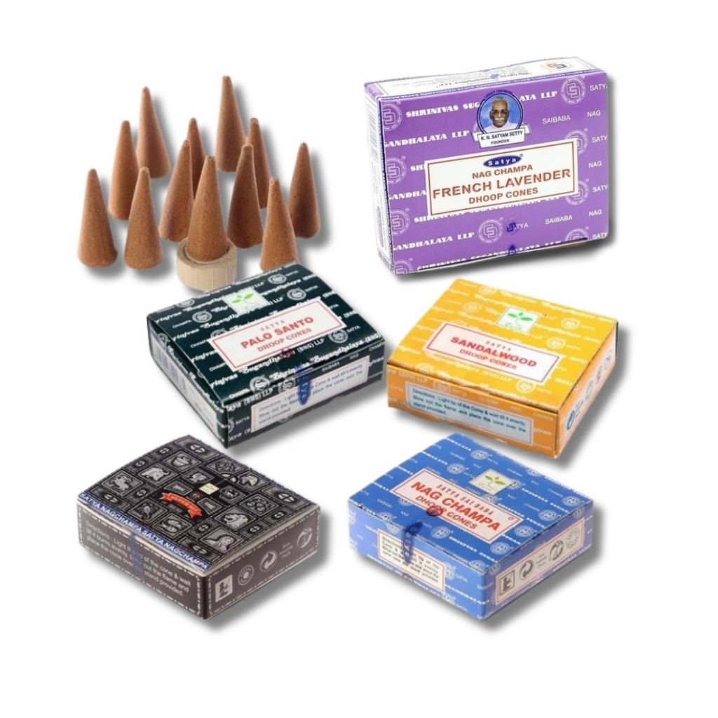 Incenso Satya Massala Backflow Efeito Cascata - 10 Cones