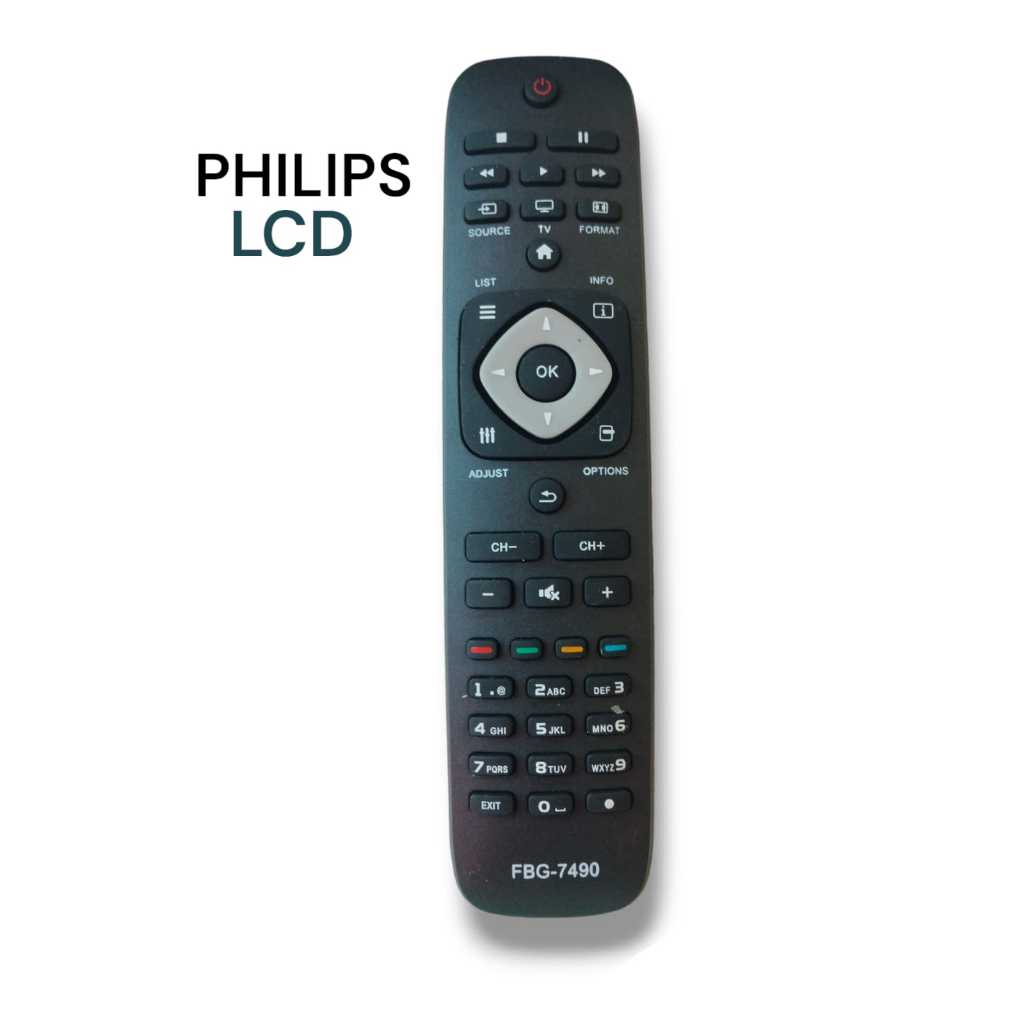 Controle Remoto Compativel TV PHILIPS LCD LED 46PFL3008 FBG-7490