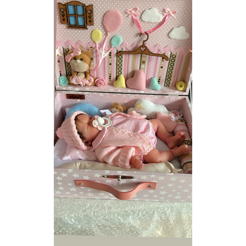 Bebê Reborn Silicone Sólido