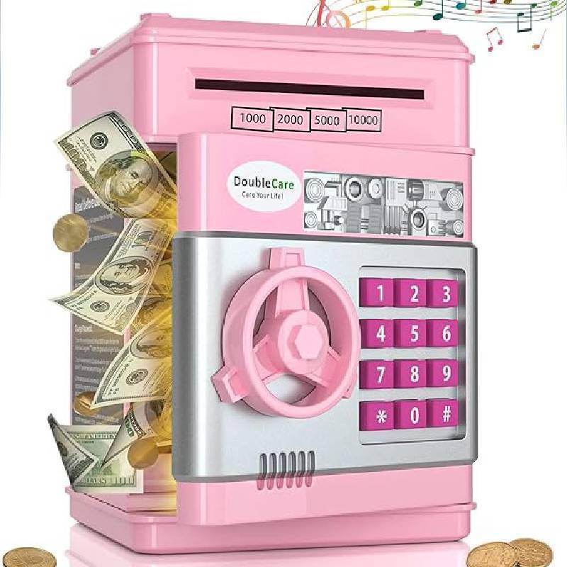Cofre Digital Eletrônico Puxador Notas Moedas Automático em Oferta na Shopee