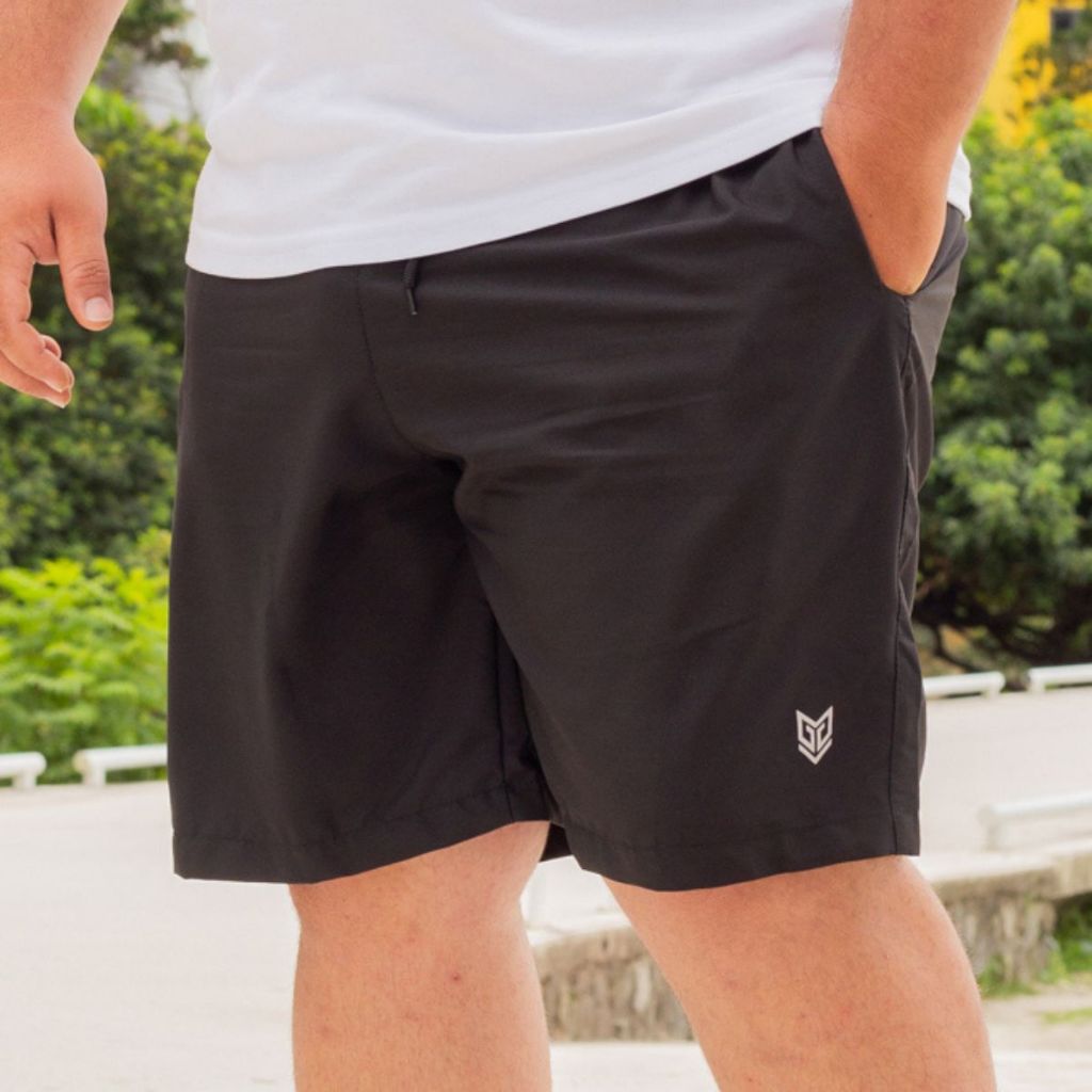 Shorts Plus Size Masculino com Elastano Academia Esporte Treino Bermuda Praia Básico