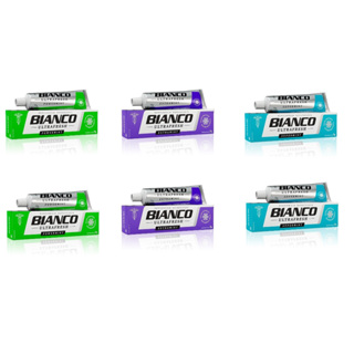 Kit 6 Creme Dental Adulto Misto Sem Flúor Com Cálcio Bianco 70g em Oferta na Shopee