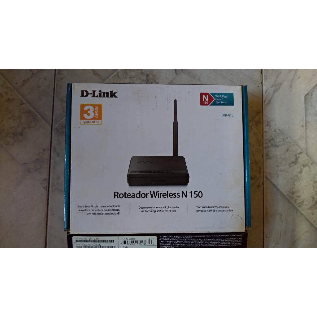 Roteador D-Link 150mb dlink DIR610 Preto