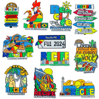 Imãs de Geladeira Emborrachados - Recife (PE) em Oferta na Shopee