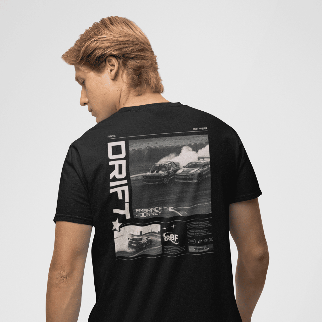 Camisa Camiseta Unissex Estampada Drift Car Carro Esportivo Streetwear Oversized 100% Algodão