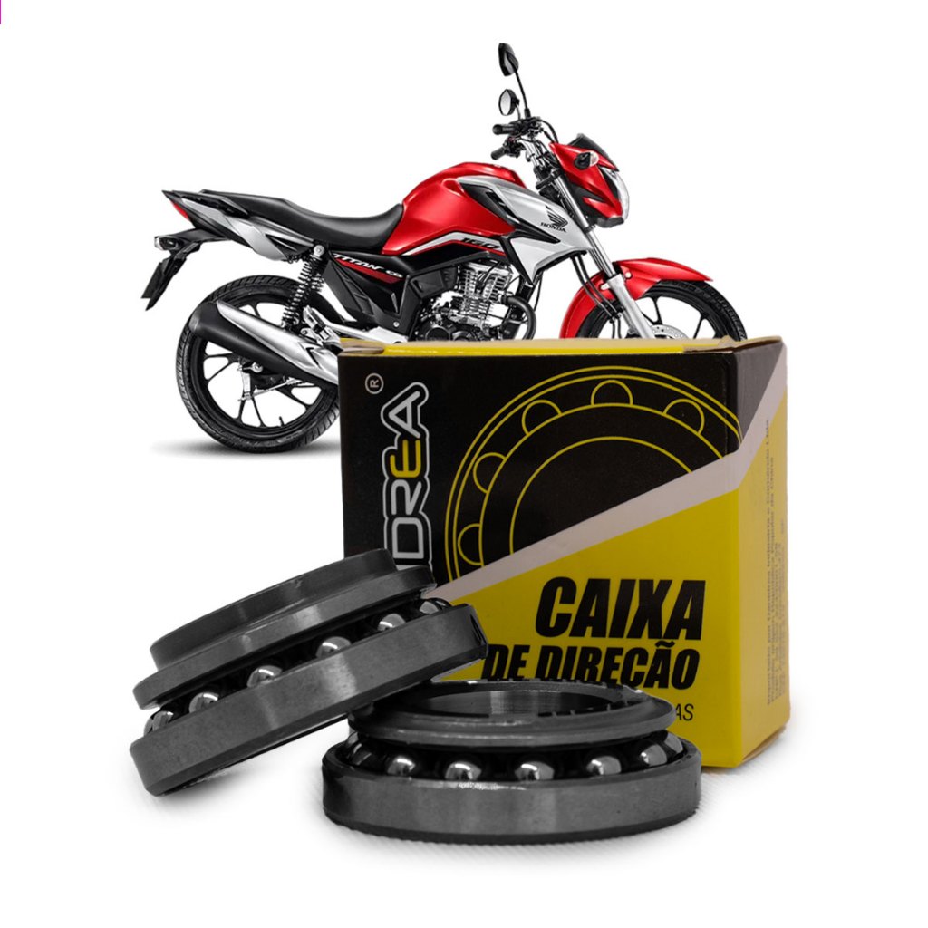 Rolamento Caixa De Direçao Para Moto Titan Fan Start Cg Ks Es Esd Danidrea