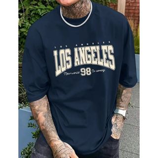 Camiseta Básica Los Angeles New World 98 Is Coming (FRENTE) Masculina Feminina Algodão Camisa Costura Reforçada Unissex StreetWear em Oferta na Shopee