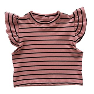Blusa Infantil Babadinho Manguinha Cavada Feminina Estilosa Menina de Luxo em Oferta na Shopee