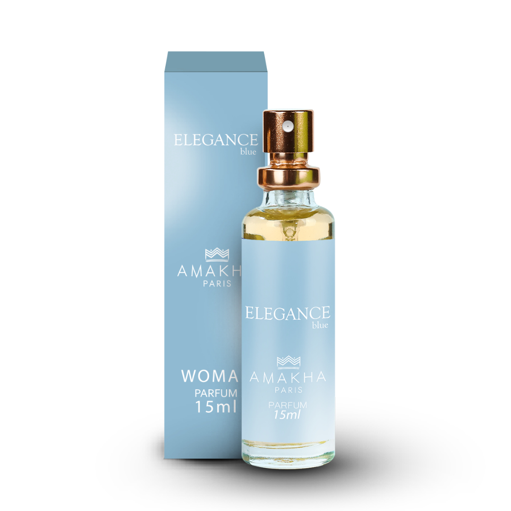 Perfume Elegance Blue Amakha 15ml excelente para bolso Bela dona