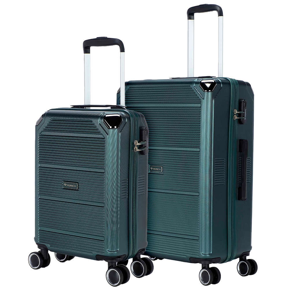 Kit 2 Malas De Viagem Primicia Resistente Espaçosa Moderna 360° Puxador - Travel & Luggage