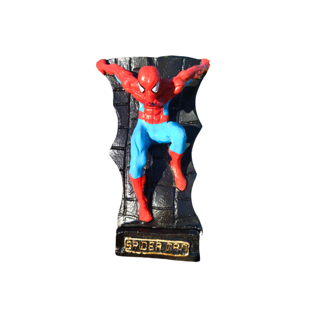 Boneco Homem Aranha Parede Action Figures Marvel Spider Man Estatua Colecionavel Resina