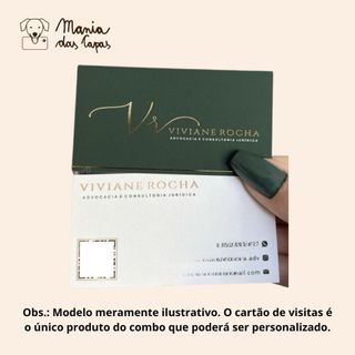 Cartão de Visita Personalizado 1000 unidades
