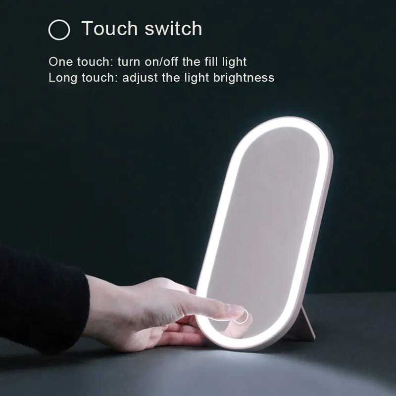 porta maquiagem Caixa Estojo Maleta de Maquiagem Portátil com Espelho de Led Organizar Armazenar Maquiagem Pincéis Cosméticos