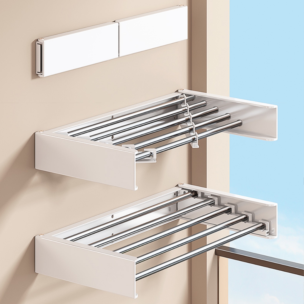 Varal Sanfonado Para Roupas De Ferro De Sacada MC03 em Oferta na Shopee