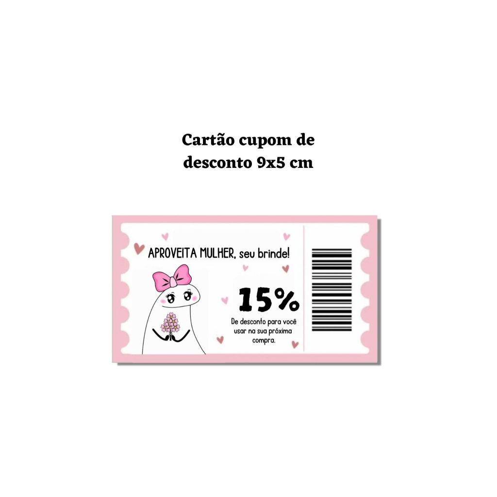 50 Cartões Ticket Flork, Cupom de Desconto, Vale Desconto
