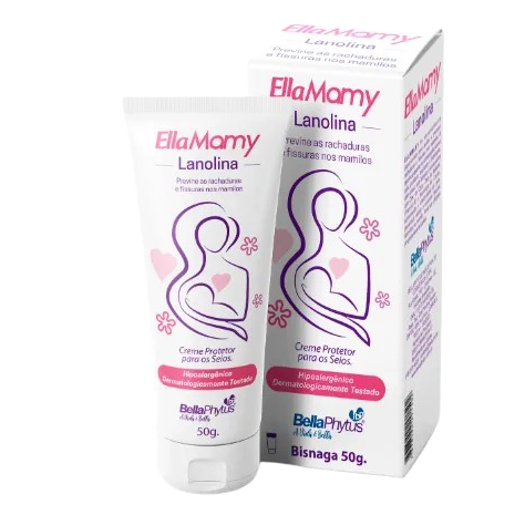 EllaMamy - Lanolina - Creme protetor para os Seios 50g - BellaPhytus em Oferta na Shopee
