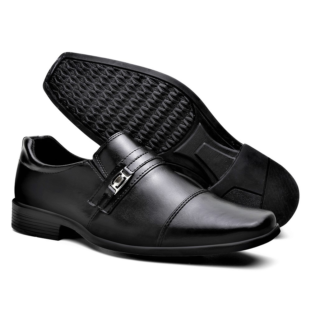 Sapato Social Masculino Oxford Com Fivela Confortável Linha Premium em Oferta na Shopee