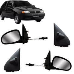 Par Retrovisor E Acabamento Interno Gol G2 Parati BOLA 2 Pts 1995 1996 1997 1998 1999 2000 2001 2002 com Controle