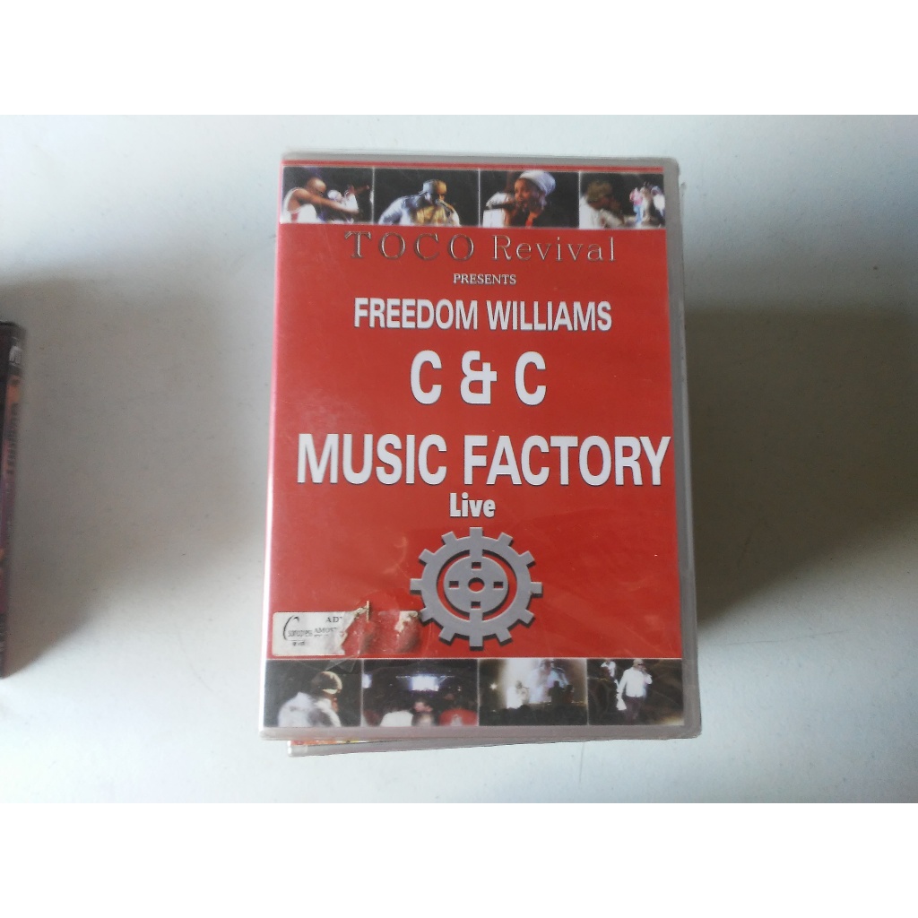 DVD TOCO REVIVAL PRESENTS FREEDOM WILLIAMS C E C MUSIC FACTORY LIVE (NOVO LACRADO DE FABRICA)