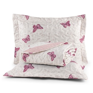 Cobre Leito Casal Queen King Dupla Face 200 Fios Estampado Floral - 3 Peças Avere em Oferta na Shopee