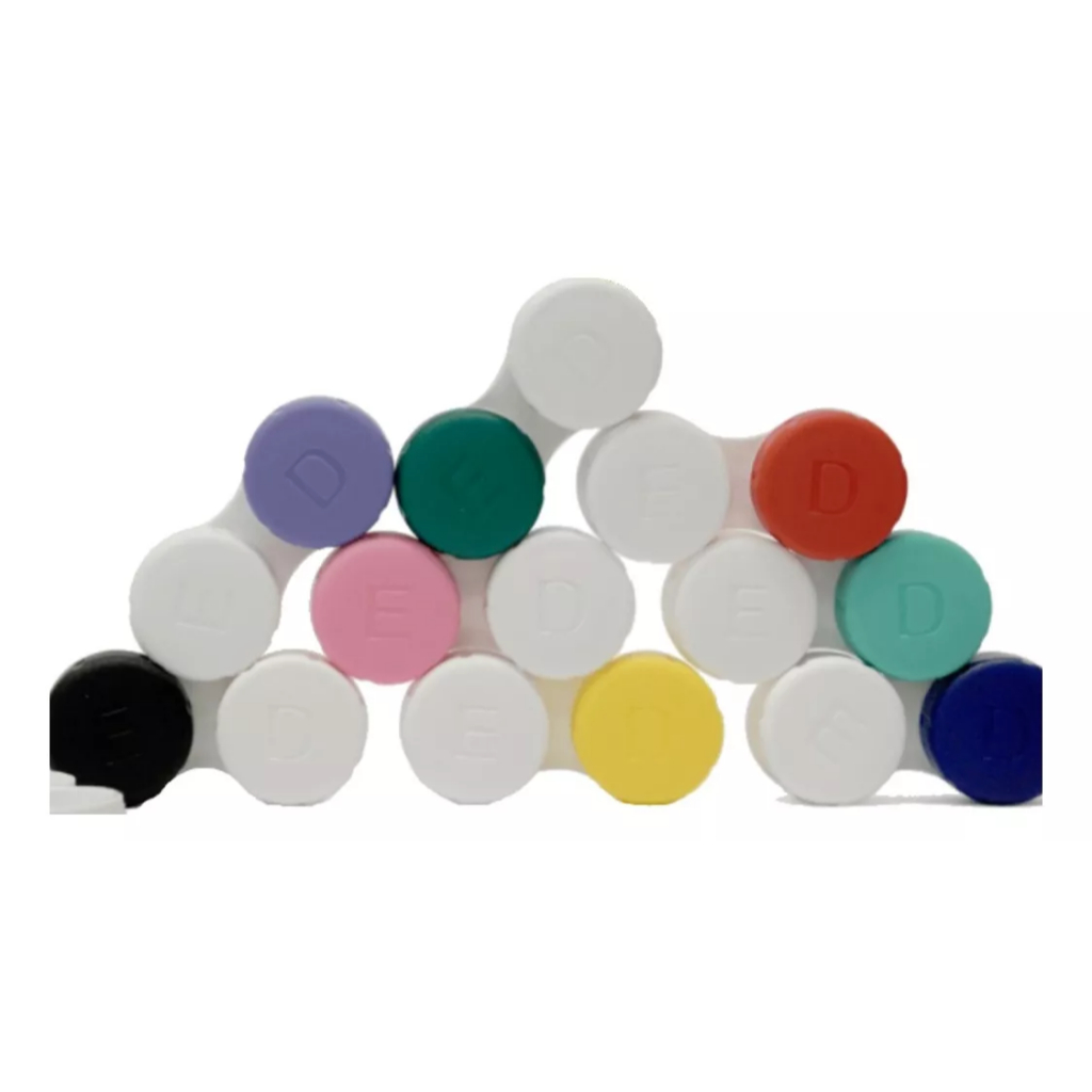 50 Estojos Para Lentes De Contato / Kit 50 Unidades Atacado em Oferta na Shopee