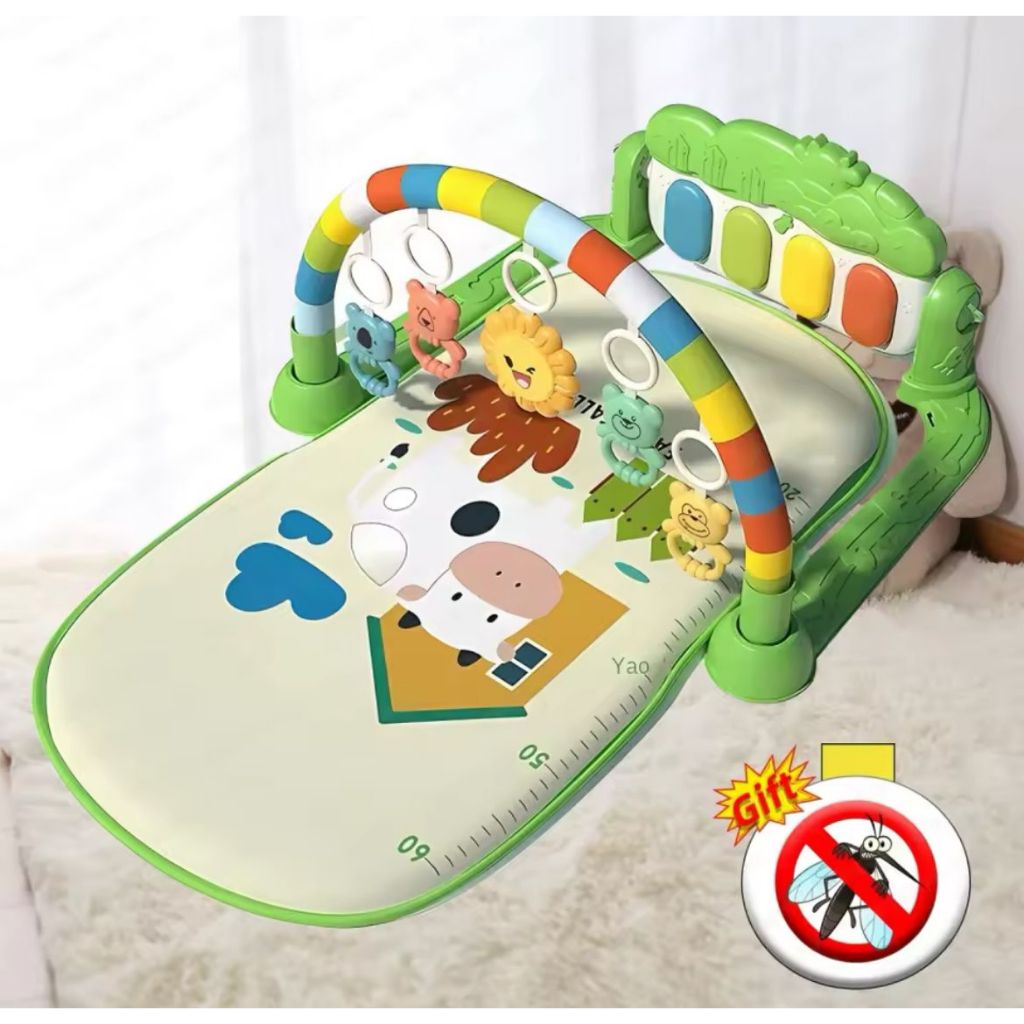 Tapete de Atividades Musical com Piano Interativo Ginásio com Som e Luzes