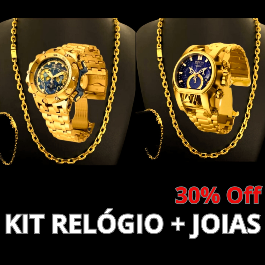 Relógio Masculino Kit Especial para o Dia dos Pais Surpreenda Seu Pai Com Um Presente Inesquecível!