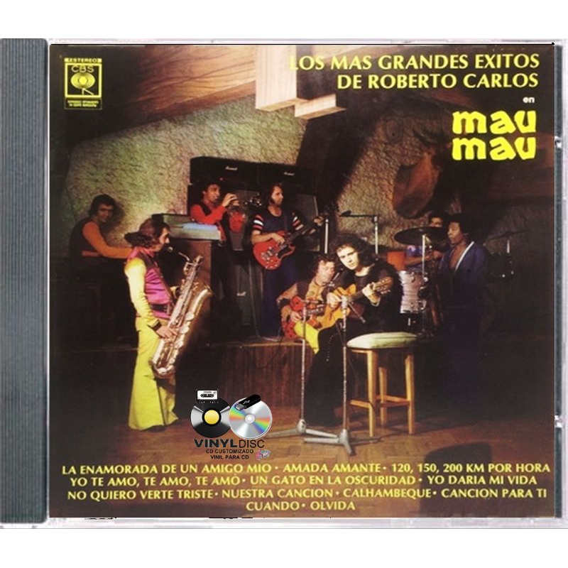CD Roberto carlos Mau Mau 1972 / Edição vinyl disc