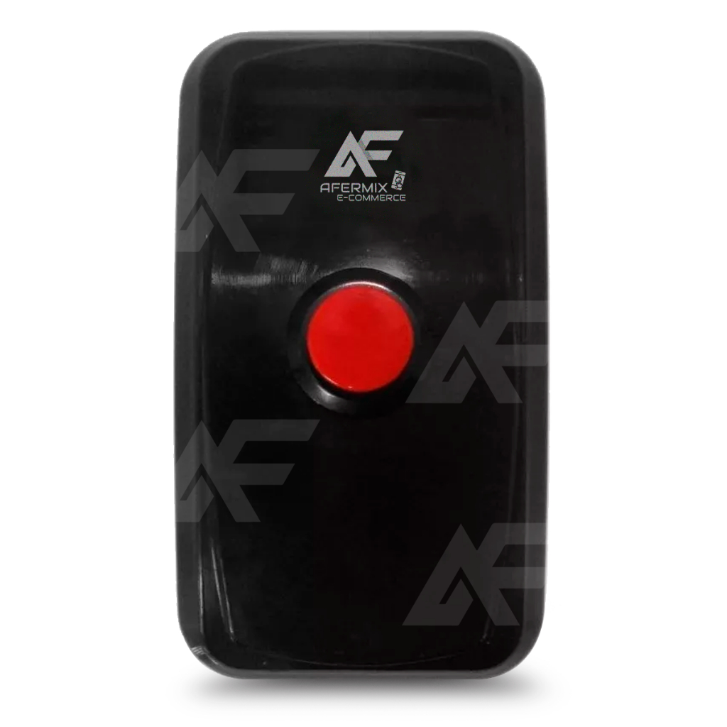 Botoeira Simples 01 Botão Para Fechaduras e Portões Automáticos Com Fio