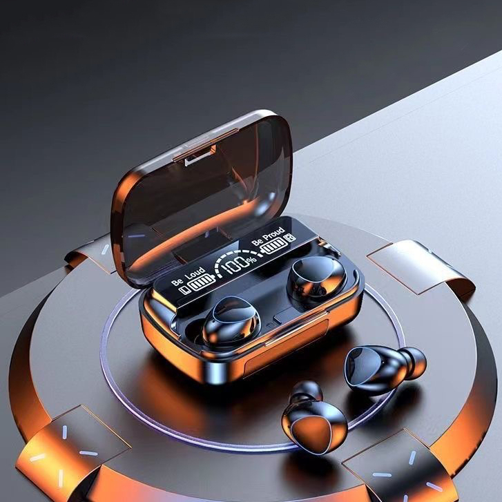 M10 Fone De Ouvido bluetooth 5.1 Com display Led Tws Touch Redução De Ruído À Prova D'água Sem Fio em Oferta na Shopee