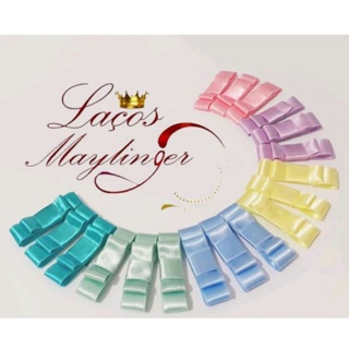 Lacinho, GRAVATA Dupla N 2 (10mm) com 100 unid,  Para Lingerie, Artesanato, Lembrancinhas... em Oferta na Shopee