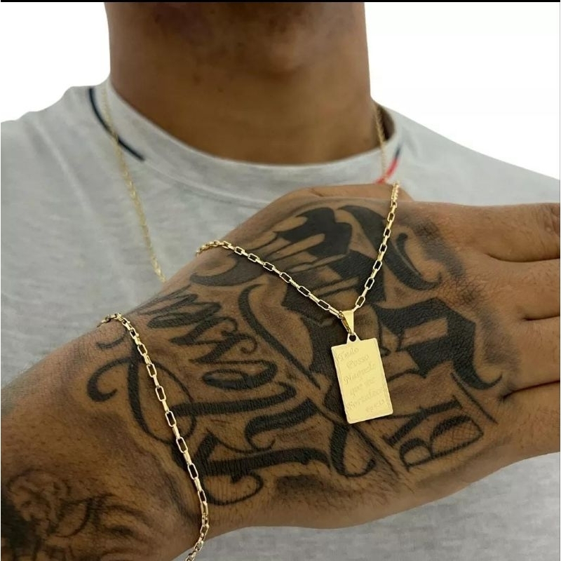 COLAR CORDÃO CORRENTE MOEDA + PULSEIRA+ PINGENTE 100% MOEDA ANTIGA 70CM em Oferta na Shopee