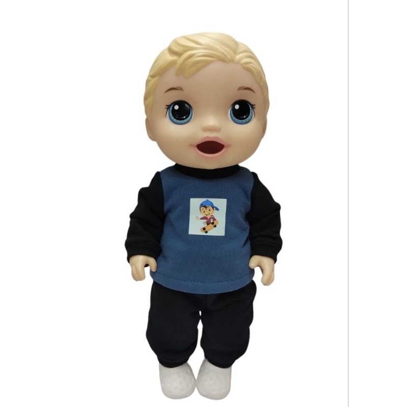 Roupas para bonecos. Conjunto de moletom ( calça e blusa ) para bonecos Baby Alive e similares de 30 cm