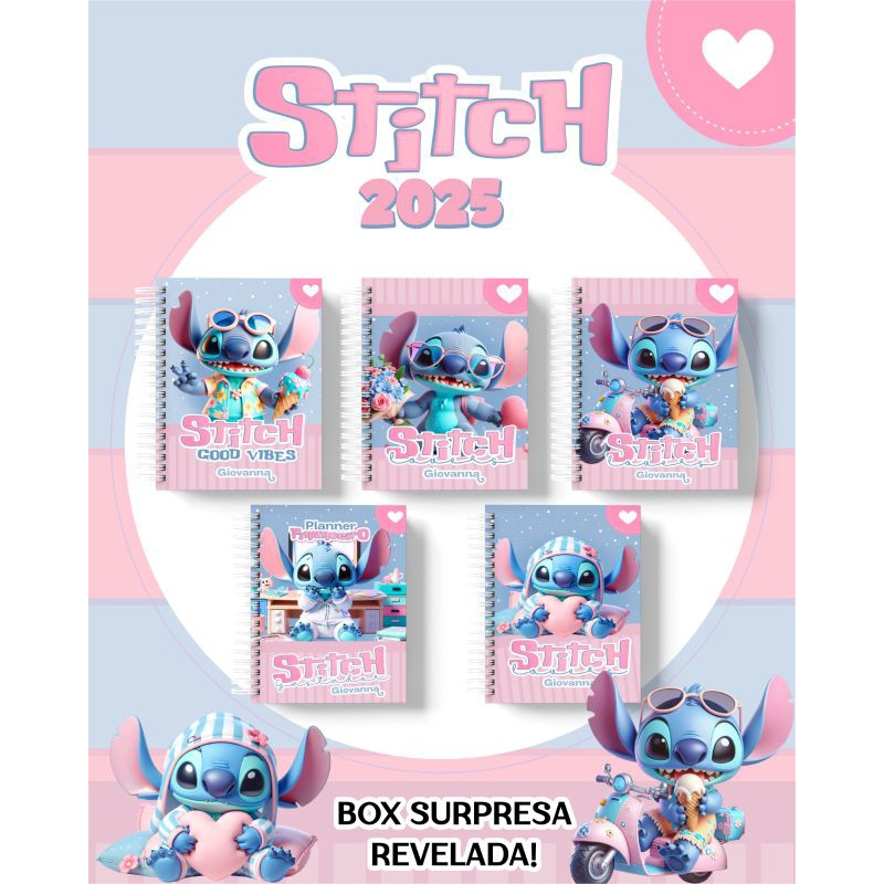 Lançamento. Agenda Stitch 2025