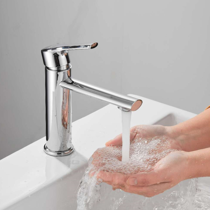 Torneira Banheiro Bancada Monocomando Quente Fria Cromada Misturador Água Quente e Fria Yesop em Oferta na Shopee