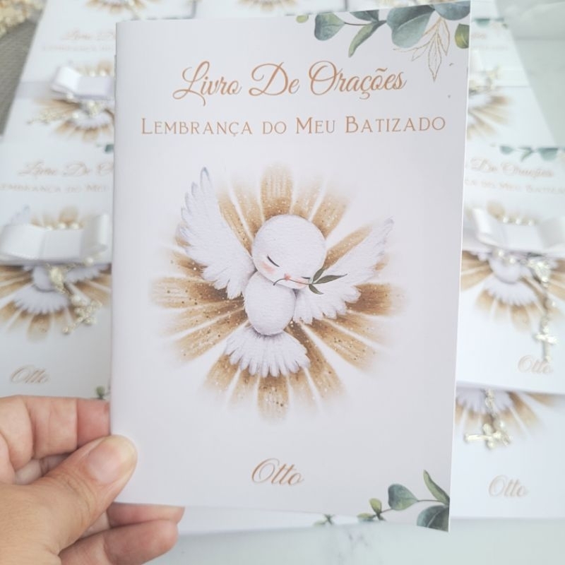 Livrinhos de Orações Personalizados – Lembrancinha para Batizado, Crisma e Primeira Eucaristia