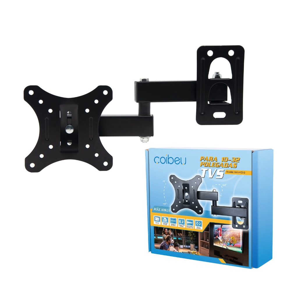 COIBEU Suporte para TV de 10 a 27 Polegadas  - Totalmente articulado com controle de nível em Oferta na Shopee