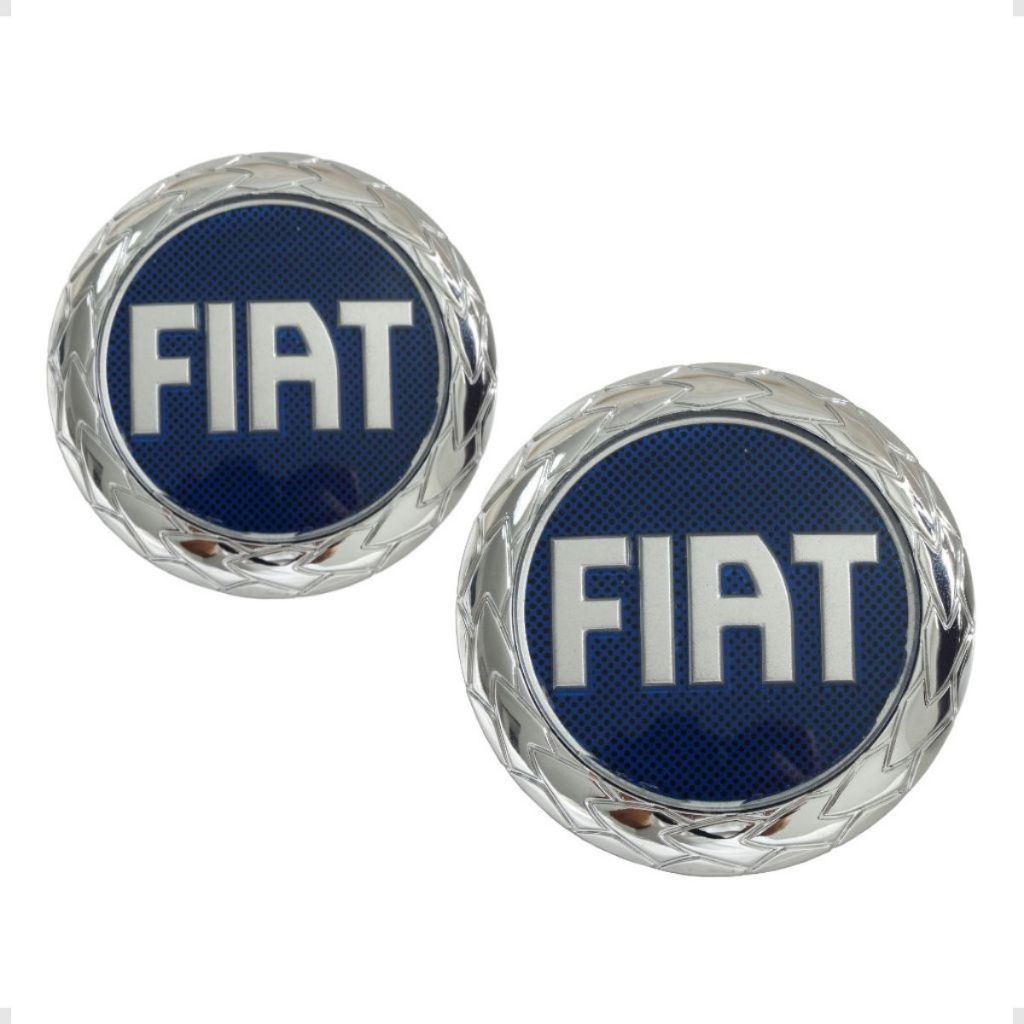 Emblemas Fiat Mala 9,5 cm E Fiat Grade 8,3 cm da Palio Weekend 2005 Em Diante G3