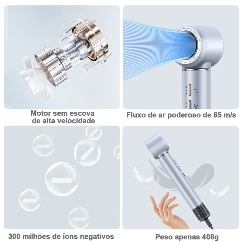 Secador de Cabelo Gokoco 5 em 1 GD023 Multifuncional — foto 8