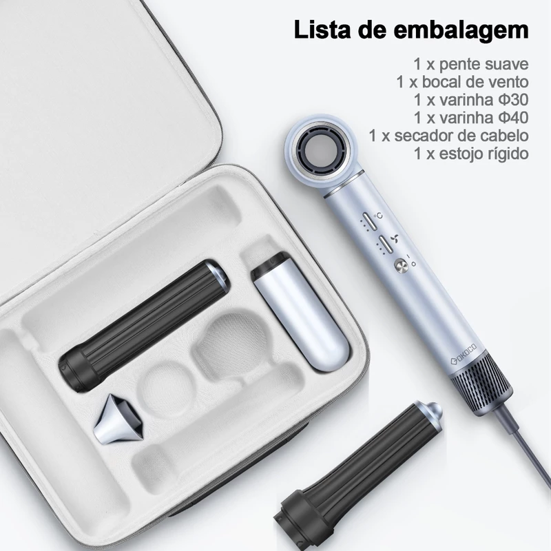 Secador de Cabelo Gokoco 5 em 1 GD023 Multifuncional — foto 10