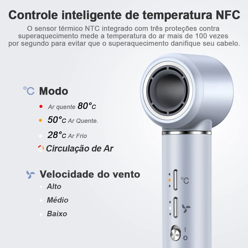 Secador de Cabelo Gokoco 5 em 1 GD023 Multifuncional — foto 6