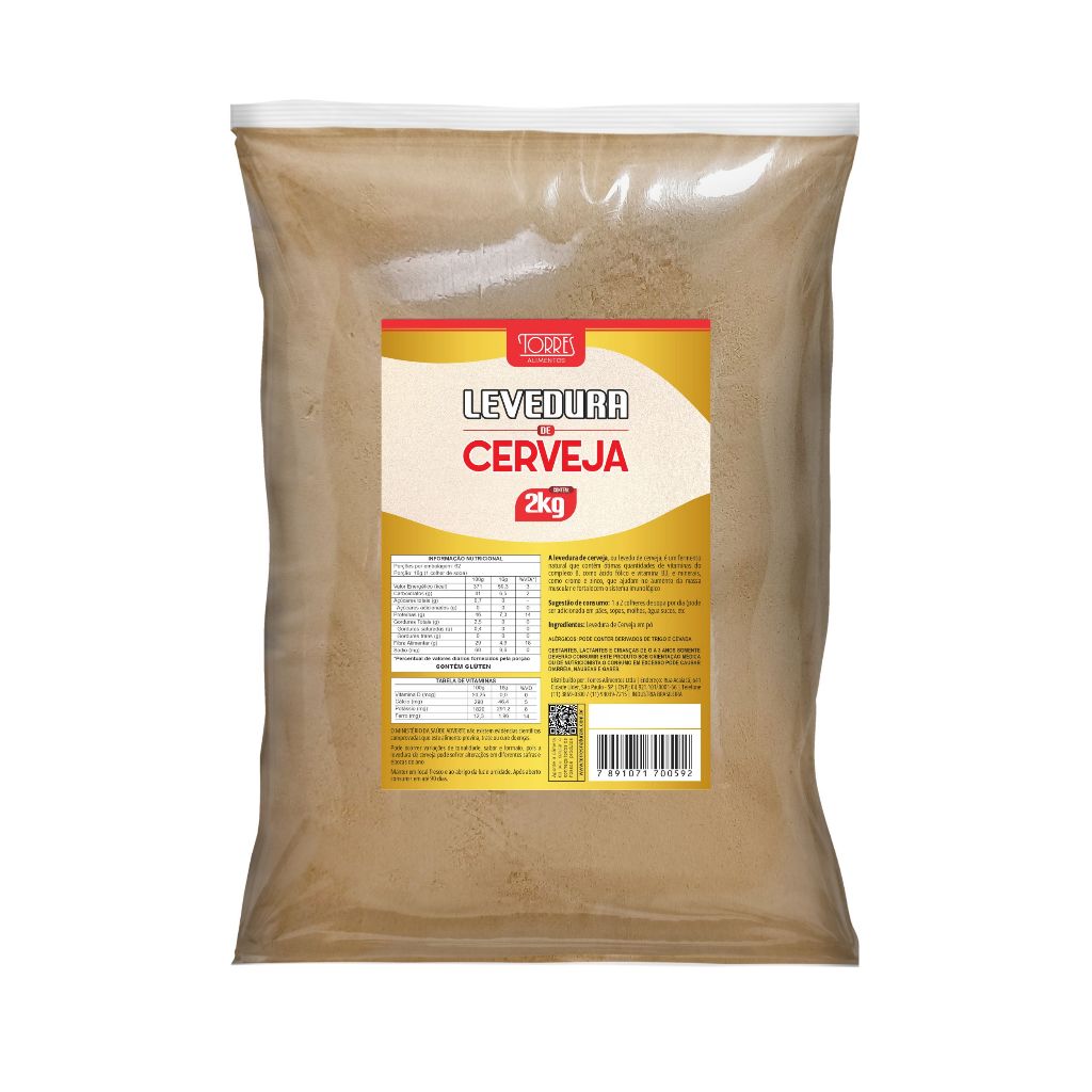 Levedura de Cerveja 2kg em pó (Saccharomyces Cerevisiae)