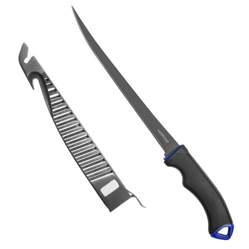 Faca Fileteira Filetadeira Fillet Knife 9 Polegadas Aço Inox Precisa Segura Versátil Lâmina Afiada