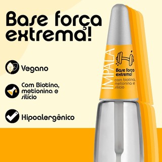 Base Força Extrema para Unhas Impala Hipoalergênico em Oferta na Shopee