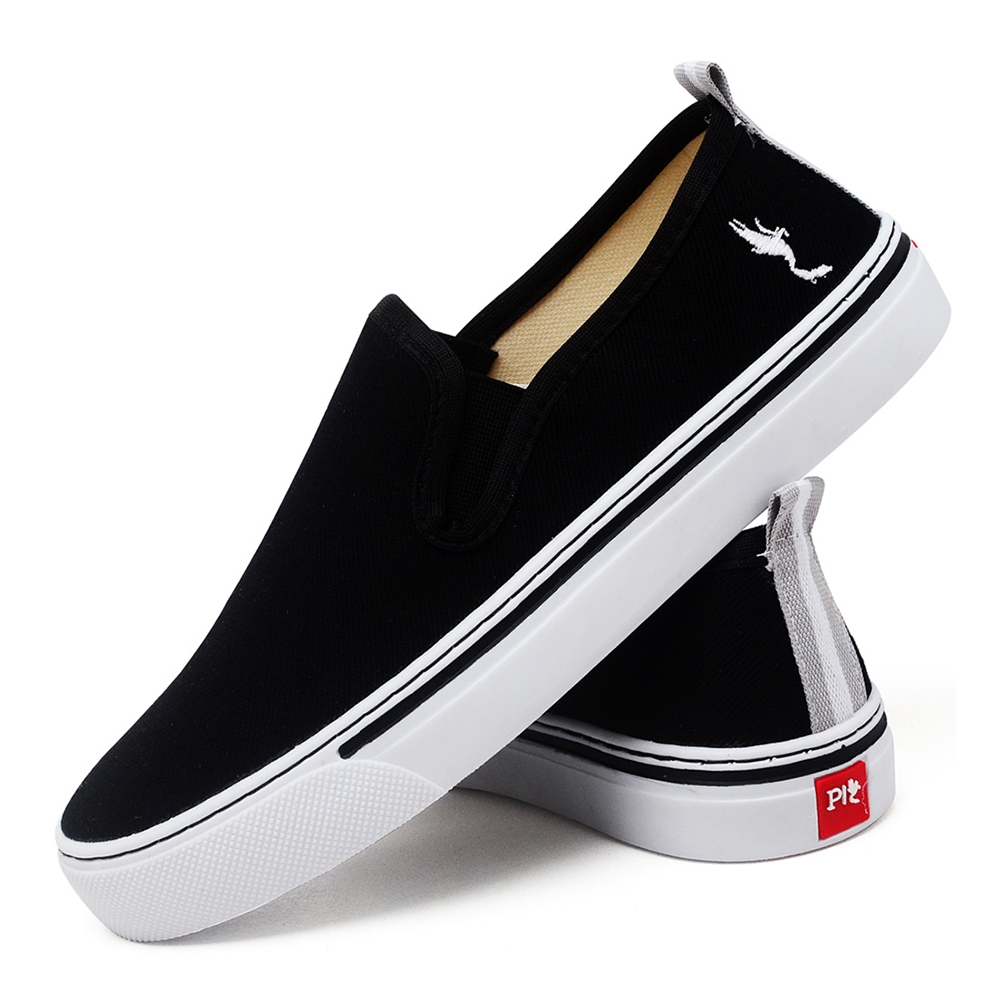 Tênis Feminino Slip On Facil de Calçar Elástico Confortável Leve